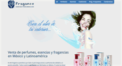 Desktop Screenshot of fragance.com.mx
